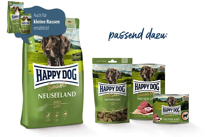 غذا خشک هپی داگ سنسیبل نیوزلند | خرید و قیمت | مشخصات | پت شاپ