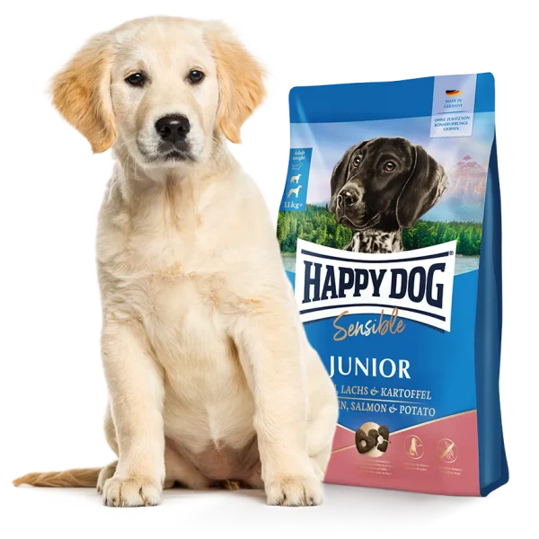 خرید و مشخصات غذاخشک هپی داگ سنسیبل جونیور | happy dog sensible junior