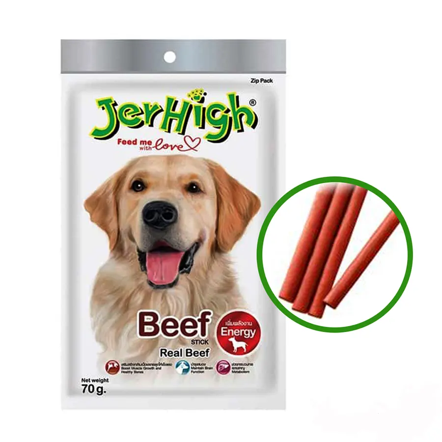قیمت و مشخصات تشویقی جرهای با طعم بیف | jerhigh snack beef
