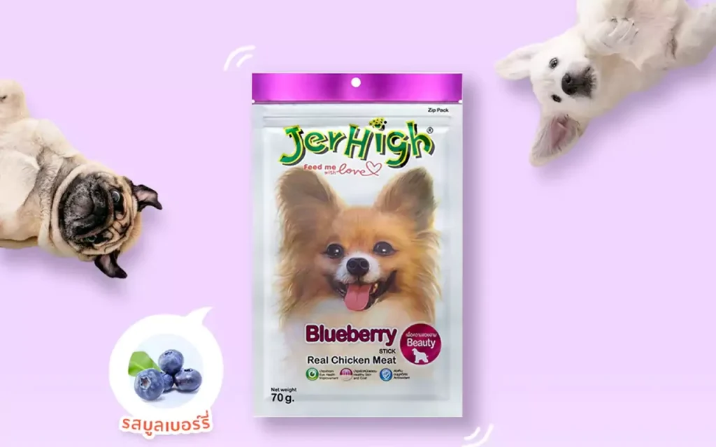 قیمت و مشخصات تشویقی جرهای با طعم بلوبری | jerhigh snack bluo berry