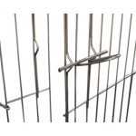 خرید و مشخصات پارک سگ سقف برزنتی 8 تکه | foldable dog cage