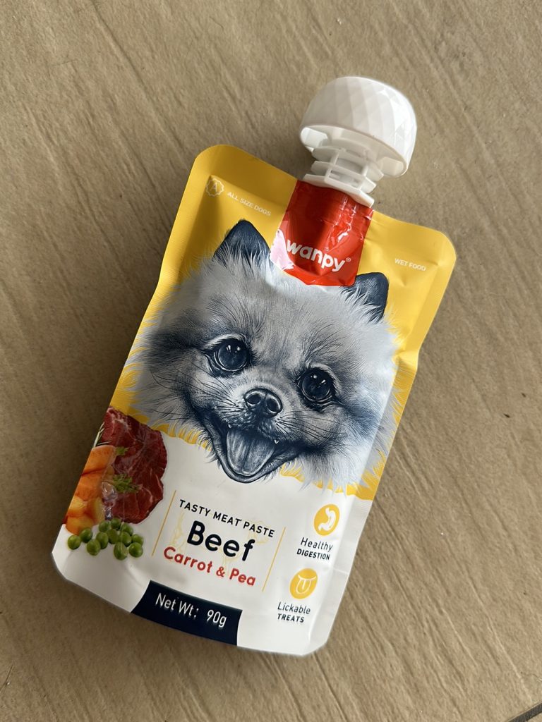 خرید ، قیمت و مشخصات پودینک ونپی با طعم گوشت | wenpy dog pudding