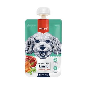 خرید ، قیمت و مشخصات پودینک ونپی با طعم گوشت بره | wenpy dog pudding lamb