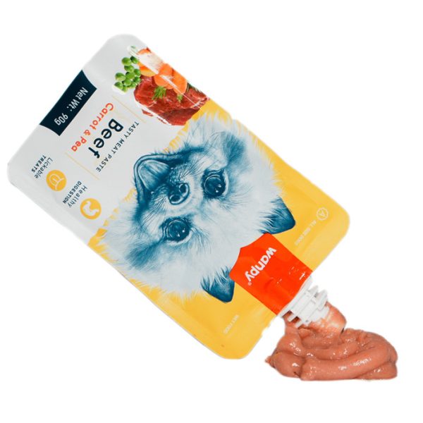 خرید ، قیمت و مشخصات پودینک ونپی با طعم گوشت | wenpy dog pudding