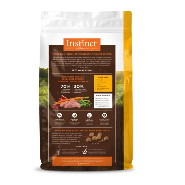 خرید ، قیمت و مشخصات غذا خشک اورجینال سگ اینستینکت | ORGINAL INSTINCT