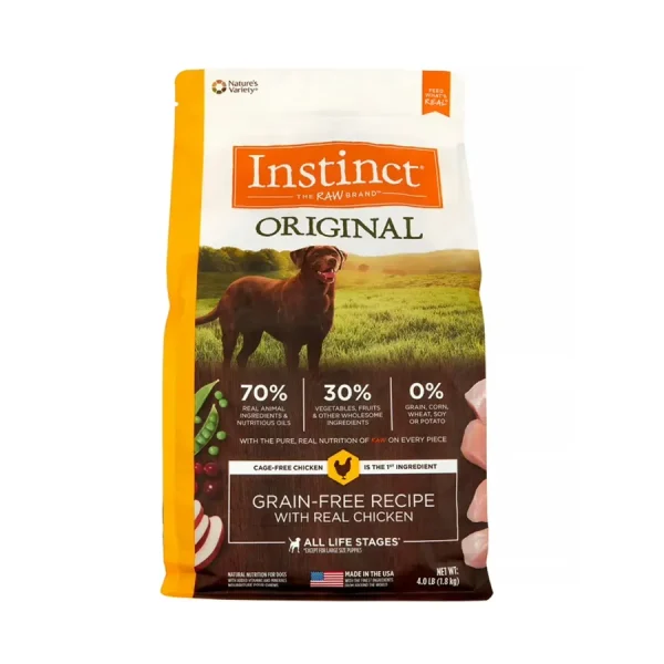 خرید ، قیمت و مشخصات غذا خشک اورجینال سگ اینستینکت | ORGINAL INSTINCT