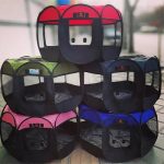 خرید ، قیمت و مشخصات پارک برزنتی ساده سایز L , M | foldable dog cage