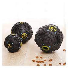 خرید ، قیمت و مشخصات توپ صدا دار ( مخزن دار ) | dog ball treat holder