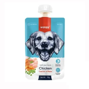 خرید ، قیمت و مشخصات پودینگ ونپی با طعم مرغ | Wanpy Chicken Flavor Pudding for Dogs