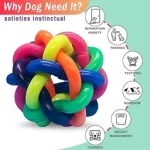 خرید و مشخصات توپ ماکارونی | dog ball treat holder