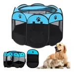 خرید ، قیمت و مشخصات پارک برزنتی ساده سایز L , M | foldable dog cage