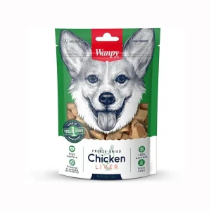 قیمت و خرید تشویقی سگ ونپی فریز دراید جگر مرغ | Wanpy Dog Treat With chicken liver