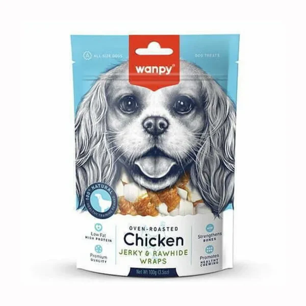 خرید و مشخصات تشویقی سگ طعم مرغ ونپی | Wanpy Chicken Jerky