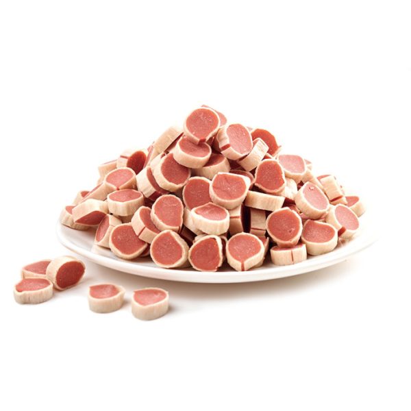 خرید ، قیمت و مشخصات تشویقی سگ مرغ جرکی و سوشی ونپی | Wanpy Chicken Jerky & Codfish Sushi