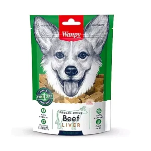 خرید و مشخصات تشویقی ونپی جگر گوساله | Wanpy Dog Treat With Beef And Liver