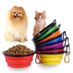 خرید ، قیمت و مشخصات ظرف غذای مسافرتی سگ و گربه پت شاپ لنداف هانا| Pet dish