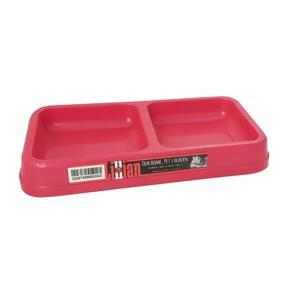 ظرف آب و غذا دوقلو لیلین | Dog dish lilin - Image 4