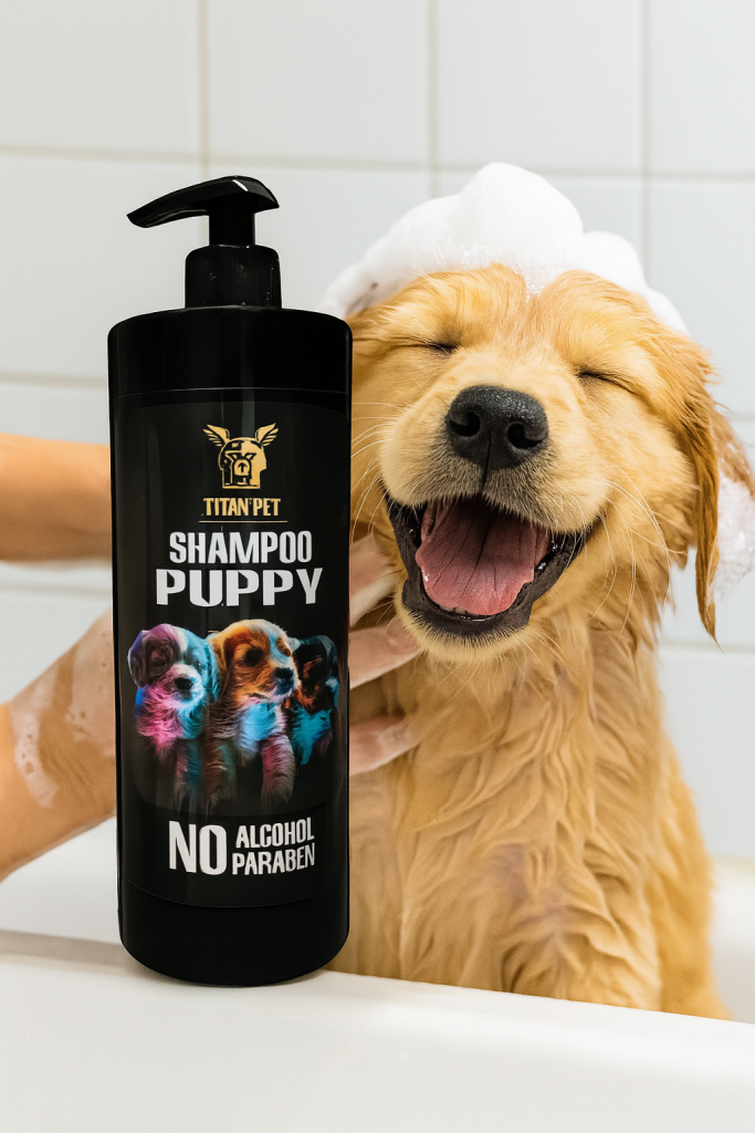 خرید و مشخصات شامپو پاپی تیتان پت شاپ لنداف هانا | Titan Pet Puppy Shampoo