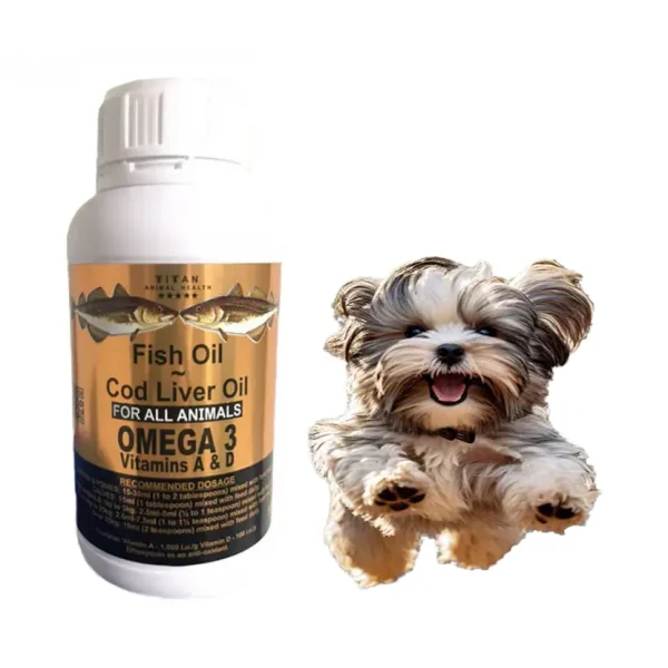 خرید ، قیمت و مشخصات روغن ماهی تیتان از پت شاپ لنداف هانا | Titan fish oil