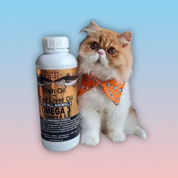 خرید ، قیمت و مشخصات روغن ماهی تیتان از پت شاپ لنداف هانا | Titan fish oil