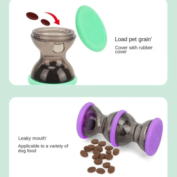 قیمت و مشخصات تشویقی خور اسباب بازی تشویقی سگ و گربه | Dog Food Tumbler Pet Leaker