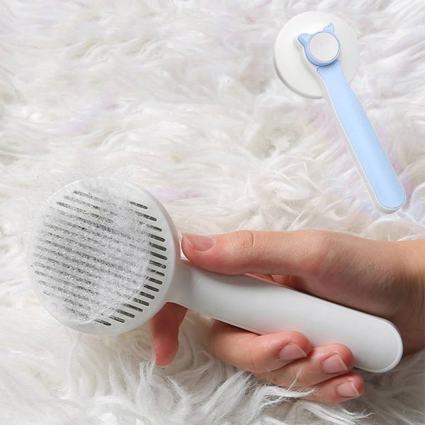 خرید، قیمت، و مشخصات برس سگ و گربه تریکسی پتشاپ لنداف هانا | trixie brush