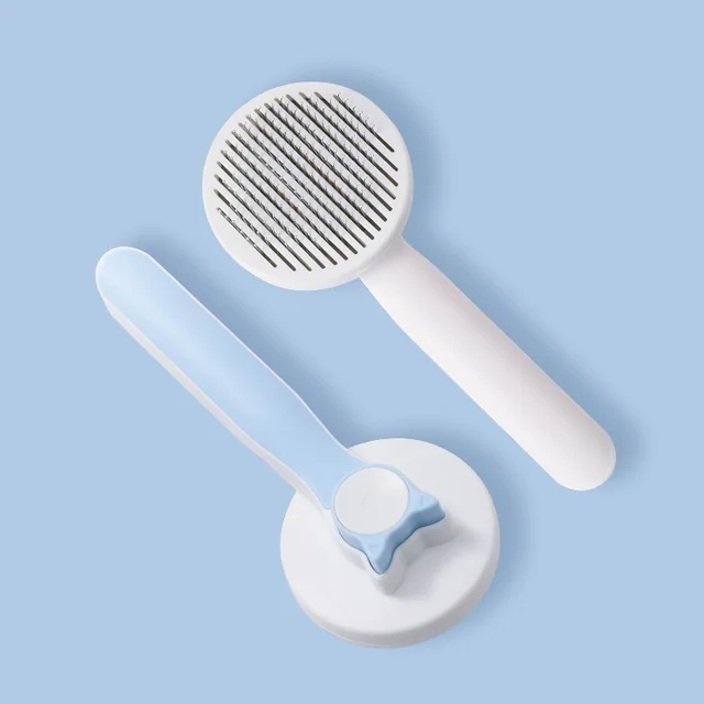 خرید، قیمت، و مشخصات برس سگ و گربه تریکسی پتشاپ لنداف هانا | trixie brush