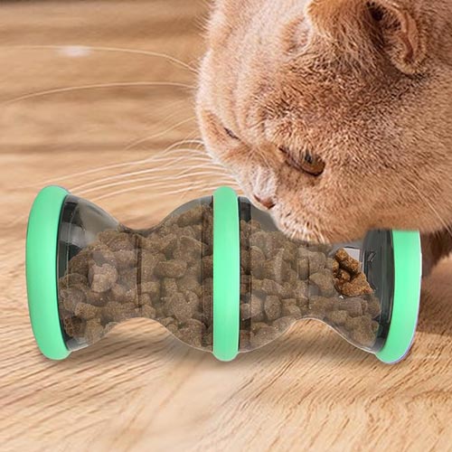 قیمت و مشخصات تشویقی خور اسباب بازی تشویقی سگ و گربه | Dog Food Tumbler Pet Leaker