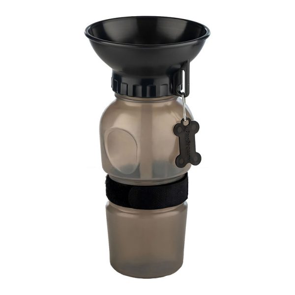 خرید و مشخصات قمقمه پرتابل فشاری مخصوص سگ‌ پت شاپ لنداف هانا | Springer Travel Dog Bottle