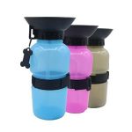 خرید و مشخصات قمقمه پرتابل فشاری مخصوص سگ‌ پت شاپ لنداف هانا | Springer Travel Dog Bottle