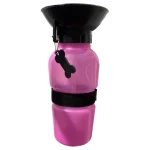 خرید و مشخصات قمقمه پرتابل فشاری مخصوص سگ‌ پت شاپ لنداف هانا | Springer Travel Dog Bottle