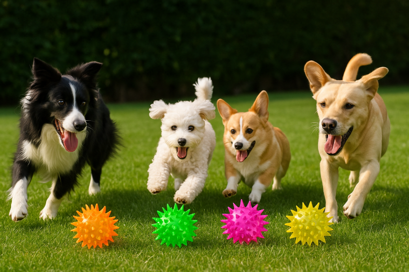 قیمت خرید و مشخصات توپ سگ خرید از پت شاپ لنداف هانا | dog horn light ball