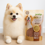 خرید، قیمت و مشخصات تشویقی جرهای مرغ 300 گرم از پت شاپ لنداف هانا | Jerhigh Jerky Dog Chicken