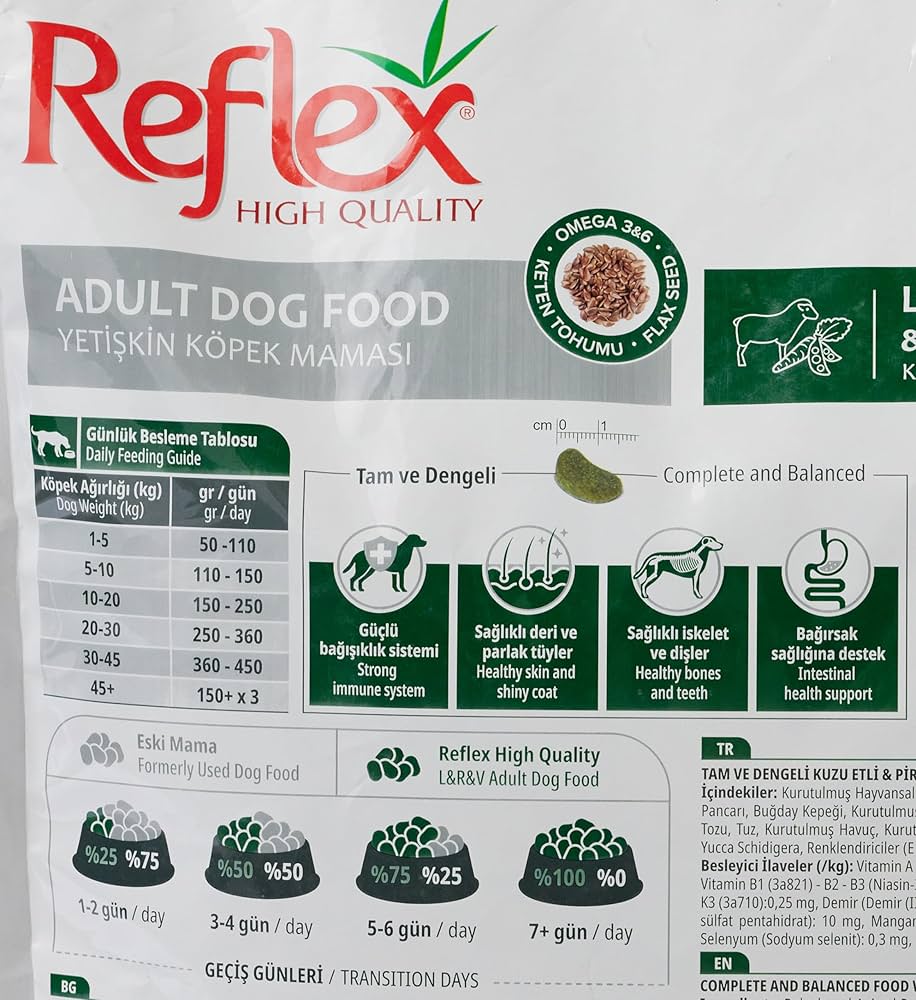 خرید ، قیمت و مشخصات غذا رفلکس خشک مولتی کالر ژرمن از پت شاپ لنداف هانا | Reflex Lamb & Rice & Vegetable