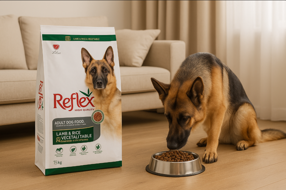 خرید ، قیمت و مشخصات غذا رفلکس خشک مولتی کالر ژرمن از پت شاپ لنداف هانا | Reflex Lamb & Rice & Vegetable
