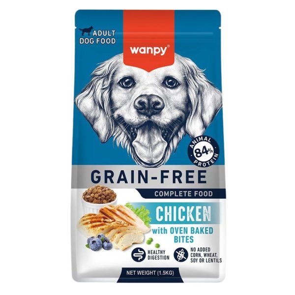 خرید ، قیمت و مشخصات غذا خشک ونپی از پت شاپ لنداف هانا | wanpy dry dog food