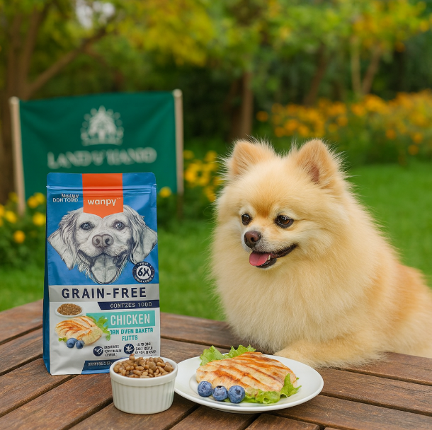 خرید ، قیمت و مشخصات غذا خشک ونپی از پت شاپ لنداف هانا | wanpy dry dog food