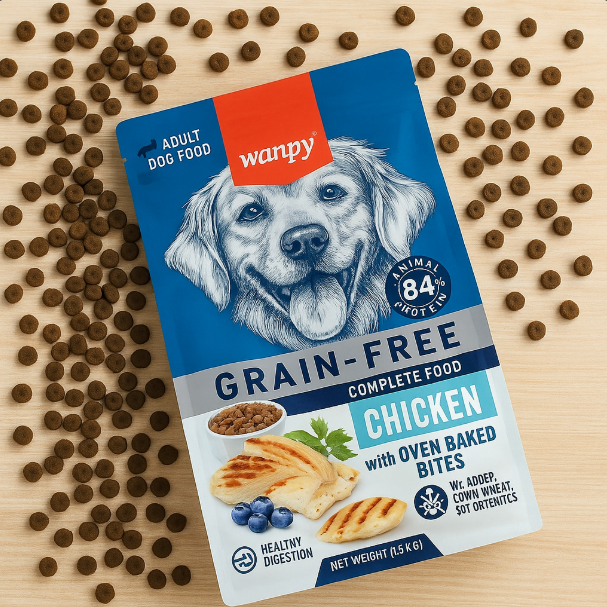 خرید ، قیمت و مشخصات غذا خشک ونپی از پت شاپ لنداف هانا | wanpy dry dog food