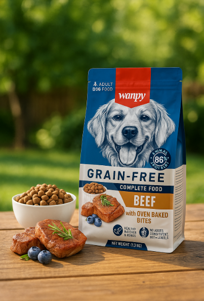 خرید ، قیمت و مشخصات غذا خشک ونپی از پت شاپ لنداف هانا | wanpy dry dog food