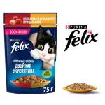 خرید ، قیمت و مشخصات پوچ گربه فلیکس بوقلمون از پت شاپ لنداف هانا | Felix Turkey In Jelly