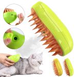 خرید ، قیمت و مشخصات برس بخاردار برقی حیوانات از پت شاپ لنداف هانا | Pet Steam Brush