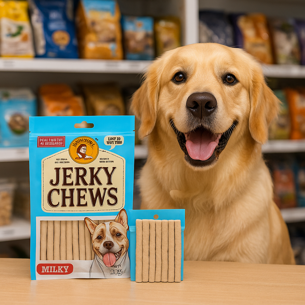 خرید، قیمت و مشخصات تشـویقـی ســگ جـــرکـــی از پت شاپ لنداف هانا | jerky Dog treats