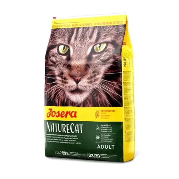 خرید ، قیمت و مشخصات غذا خشک گربه نیچرکت کت جوسرا از پت شاپ لنداف هانا | Josera NatureCat