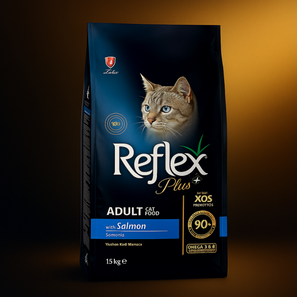 خرید قیمت و مشخصات غذا خشک گربه رفلکس پلاس از پت شاپ لنداف هانا | Reflex Plus Adult Cat Food with SalmonReflex Plus Adult Cat Food with Salmon