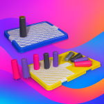 خرید ، قیمت و مشخصات ستون کمکی سینی ادرار از پت شاپ لنداف هانا | Dog Pee Pad Column