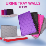 خرید ، قیمت و مشخصا دیواره ی سینی ادرار از پت شاپ لنداف هانا | Indoor Dog Toilet with Backboard