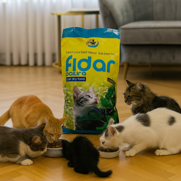 خرید ، قیمت و مشخصات غذا خشک گربه فیدار پاتیرا از پت شاپ لنداف هانا | Fidar Adult Food for Cat