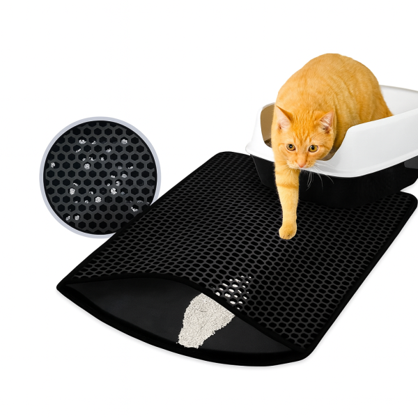 خرید ، قیمت و مشخصات مت ظرف خاک رنگی کوهینی از پت شاپ لنداف هانا | Kohini Colored Cat Litter Mat