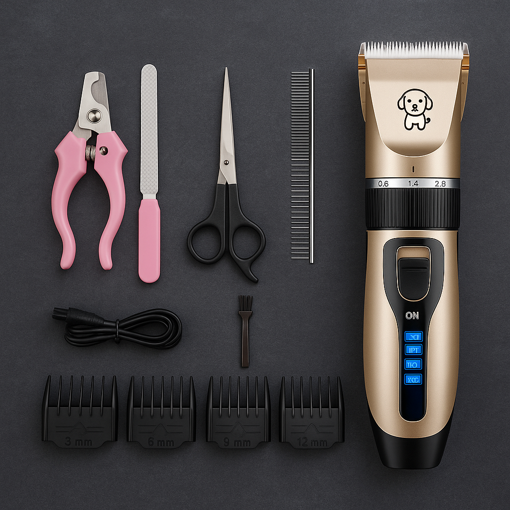 خرید ، قیمت و مشخصات ماشین اصلاح سگ و گربه pet grooming hair clipper از لنداف هانا