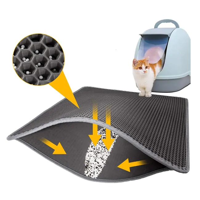 خرید ، قیمت و مشخصات پادری ظرف خاک مدیوم زاریکس از پت شاپ لنداف هانا | Zarix Medium Cat Litter Mat